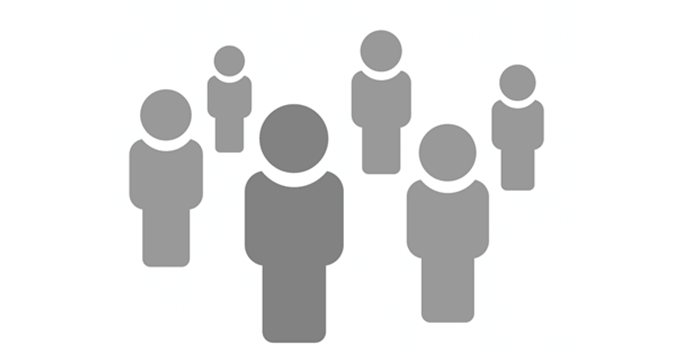 Graphics of people to represent temporary labour for Ebit, a procurement consultancy