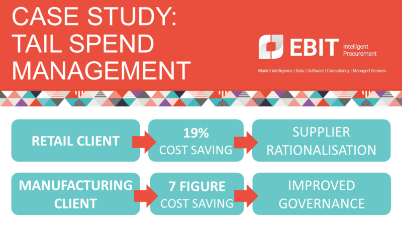 Case study: Tail spend management retail and manufacturing